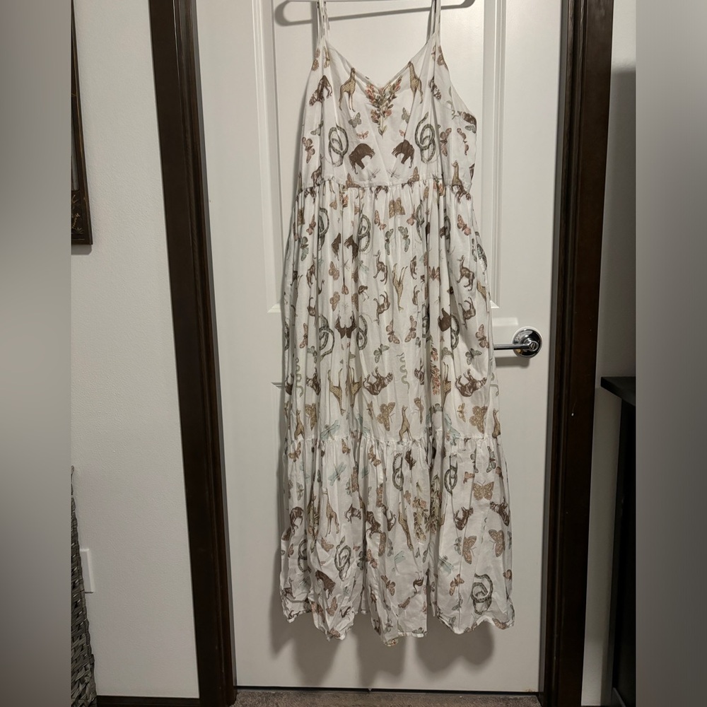 Modcloth Maxi Dress Animal Print